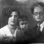 1939 - Борис с родителями, Ривкой и Ароном Ганкиными 