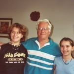 2004 - с внучками Юлей и Аней